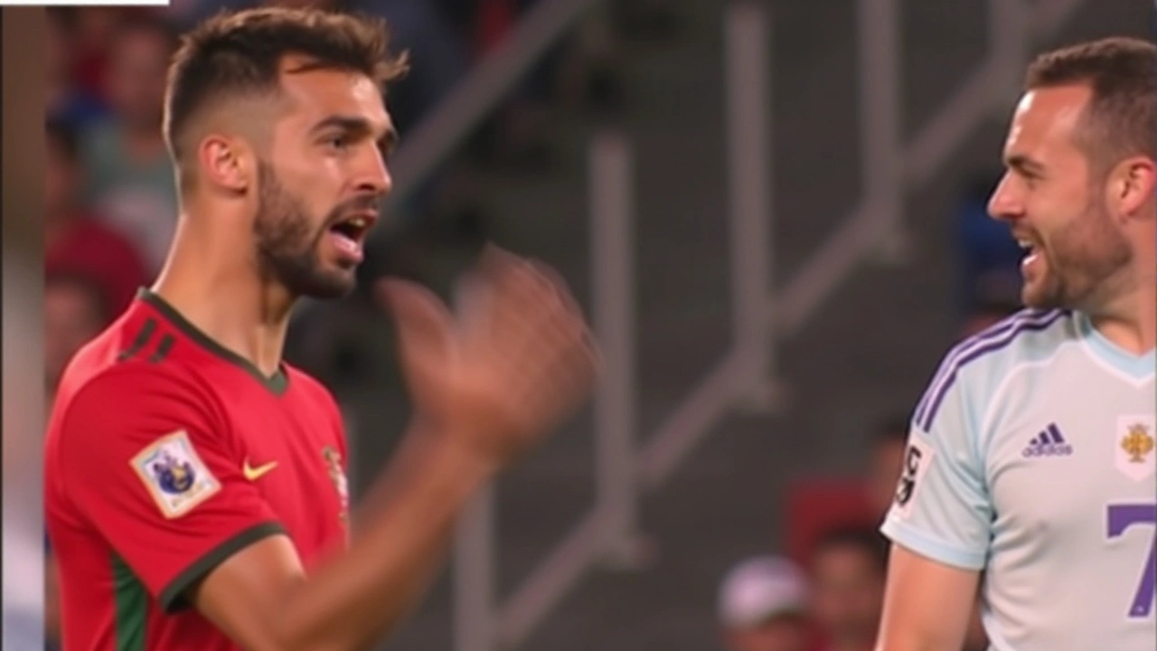 Bruno Fernandes' Fiery Exchange With John McGinn During Portugal vs. Scotland Nations League Match